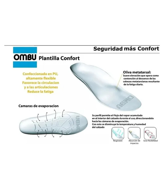 Botín Ombu Krypton con reflex c/p